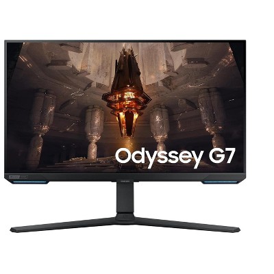 Manufacturer Refurbished Samsung Odyssey G7 28″ 4K UHD 144Hz IPS Gaming Monitor, Black