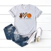Simply Sage Market Women's Peace Love Basketball Short Sleeve Graphic Tee - 2 of 4