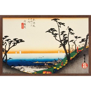 Trends International Scenery Of Shirasuka Framed Wall Poster Prints - 1 of 4
