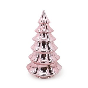 Large Metallic Glass Trees Rose - Bullseye's Playground™ - 1 of 3