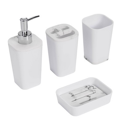 4pc Shaish Bath Accessory Set - Kralix