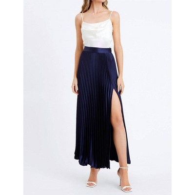 Women's HONOR PLEATED MAXI SKIRT - adelyn rae