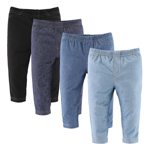 The Peanutshell Baby Pants/jeggings For Boys And Girls, 4-pack, 3-6 Months  : Target