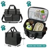 PetAmi Dog Travel Bag, Pet Supplies Organizer with Pockets, Food Container Collapsible Bowls, Gift Accessories Weekend Camping - 2 of 4