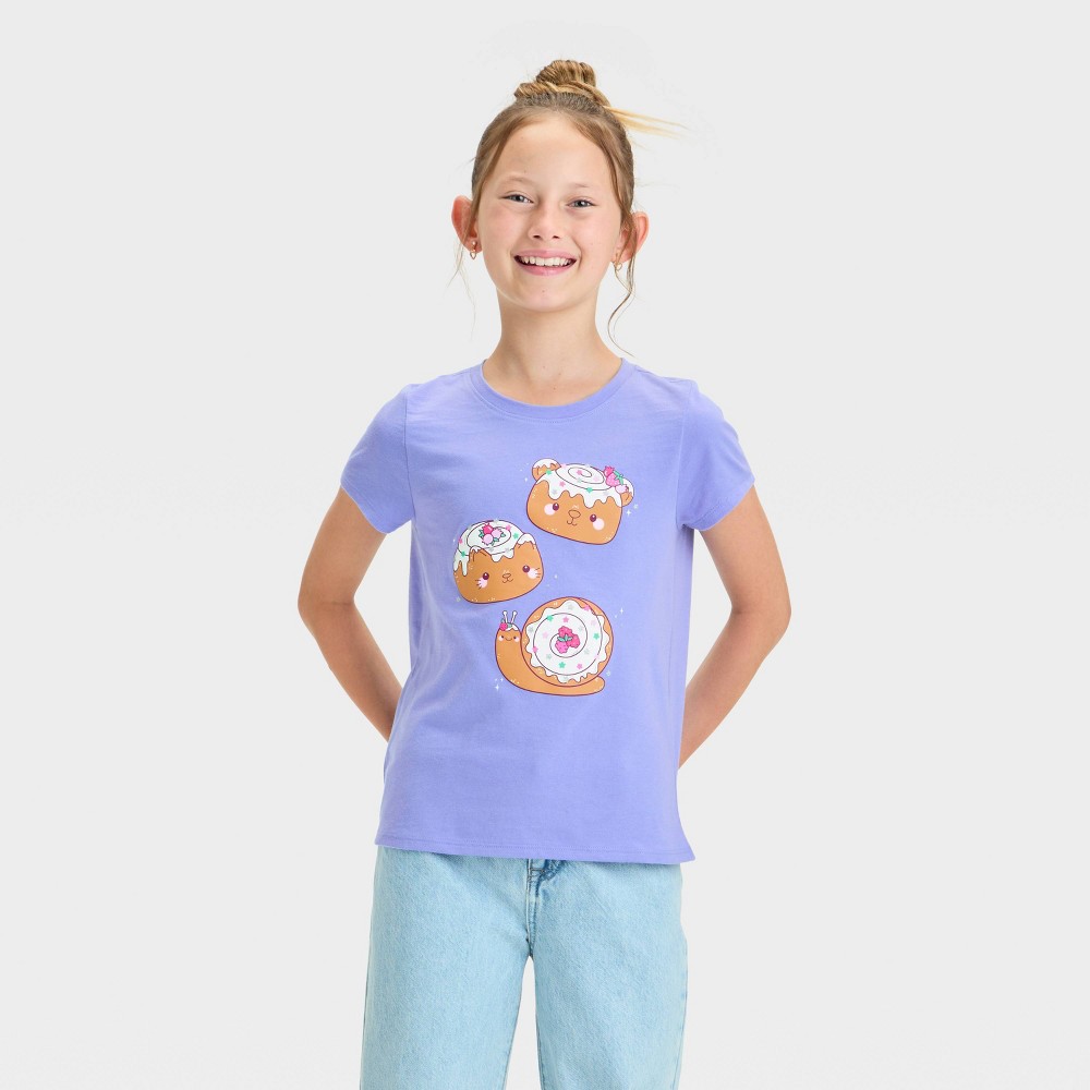 Girl Short Sleeve Snail T-Shirt