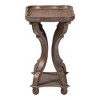 Baxton Studio Yannick Wood End Table Antique Brown - 2 of 4