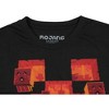 Minecraft Flaming Game Over Pixel Design T-Shirt - 4 of 4