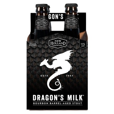 New Holland Dragon S Milk Bourbon Stout Beer 4pk 12 Fl Oz Bottles Target