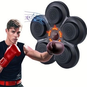 Feierdun Wall-Mounted Smart Boxing Trainer with Music, Gloves, and Target Pads - Wireless-Enabled Fitness Equipment for Home - 1 of 4