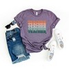 Simply Sage Market Women's Stacked Teacher Short Sleeve Graphic Tee - 2 of 4