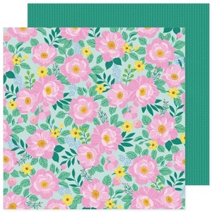 American Crafts Patterned Double-Sided Cardstock 12"X12" - 1 of 2