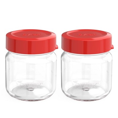 Image of Pyrex Beyond Jars 4pc 16oz Snack Value Pack