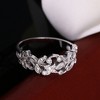 Vines Filigree Wedding Bridal Band Ring Womens Ginger Lyne Collection - 3 of 4