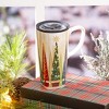 Ceramic FLOMO 360 Travel Cup, 17 oz. w/Box, Christmas Woods - image 2 of 3