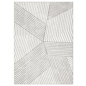Washable Geometric Stripped Lines Print Area Rug for Living Room Bedroom, Indoor Modern Large Floor Carpet for Dining Room Home Office - 1 of 4