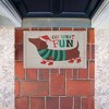 Stupell Industries Oh What Fun Dog Printed Outdoor Imitation Sisal Door Mat, design by Andrea Jasid Grassi - 3 of 4