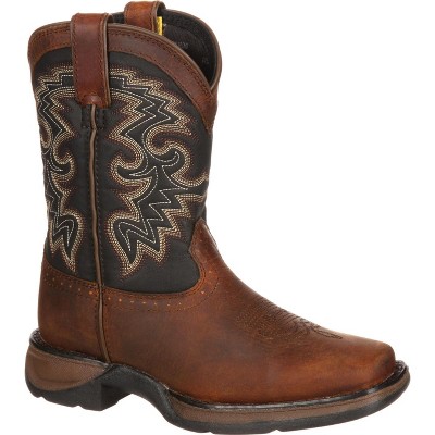 LIL' DURANGO Toddler Boys' Tan & Black Western Boot