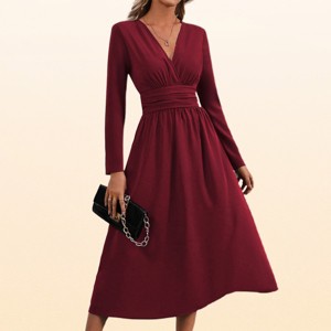 fall a line dresses HOSIKA Girls Dress Elegant A-Line Flowy Loose Casual Maxi Wearing it gives you confidence ZEYLAH Plus Size Elegant Lantern