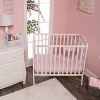 Everyday Kids 2-Pack Pack 'n Play Sheets – 100% Jersey Cotton, Soft Fitted Sheets in Pastel Pink & Lavender for Portable or Mini Cribs - 4 of 4
