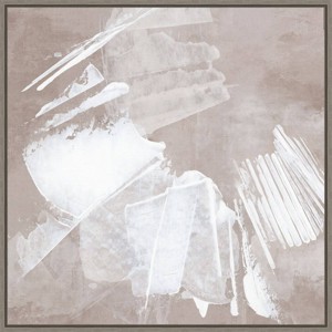 22" x 22" Ethereal Flow I by Eva Watts Framed Canvas Wall Art Print - Amanti Art: Modern Lithograph, Polystyrene Frame - 1 of 4