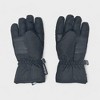 London Fog Boy's Ski Gloves - Winter Sports Snow Gloves with Velcro Closure and Reinforfced Grip for Kids (Size 4-6) - 3 of 4
