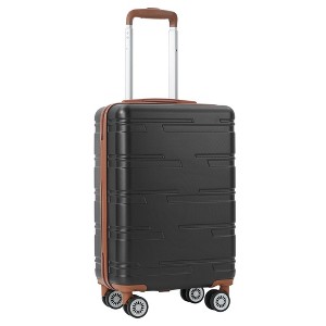Lightweight Expandable ABS Hardshell Suitcase with TSA Lock, Spinner Wheels, and Telescopic Handle, Hardside Luggage for Men Women - 1 of 4