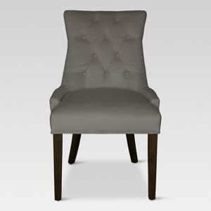 Dining Chairs Gray - Threshold , Dark Gray Velvet