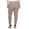 Rekucci Curvy Woman Ease into Comfort Skinny Pants with Tummy Control | Pull-On Stretch Work Pants - 3 of 3