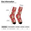 Christmas Chihuahua Dogs Women Printed Crew Socks Funny Funky Socks Soft Polyester Novelty Gifts for Artists Men - 2 of 4