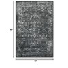 Lahome Machine Washable Traditional Design Floor Mat-Non Slip Ultra Thin Soft Rug for Living Room, Bedroom, or Office - 3 of 4
