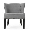 CAVINAS Modern Mid-Century Accent Chair,Plush Fabric Armchair for Living Room,Comfy Sitting Chair for Living Room,Bedroom,Lounge Chair Indoor - 2 of 4