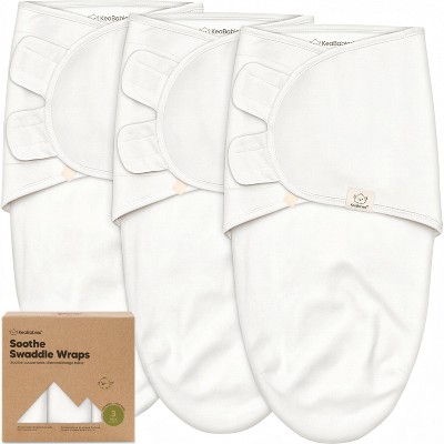 KeaBabies 3pk Organic Swaddle Sleep Sacks Baby, Premies Newborn Swaddles Wrap 0-3 Months, Soft Wearable Swaddle Blanket