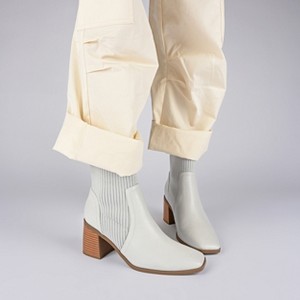 Journee Collection Medium and Wide Width Women's Harlowe Booties - 1 of 4