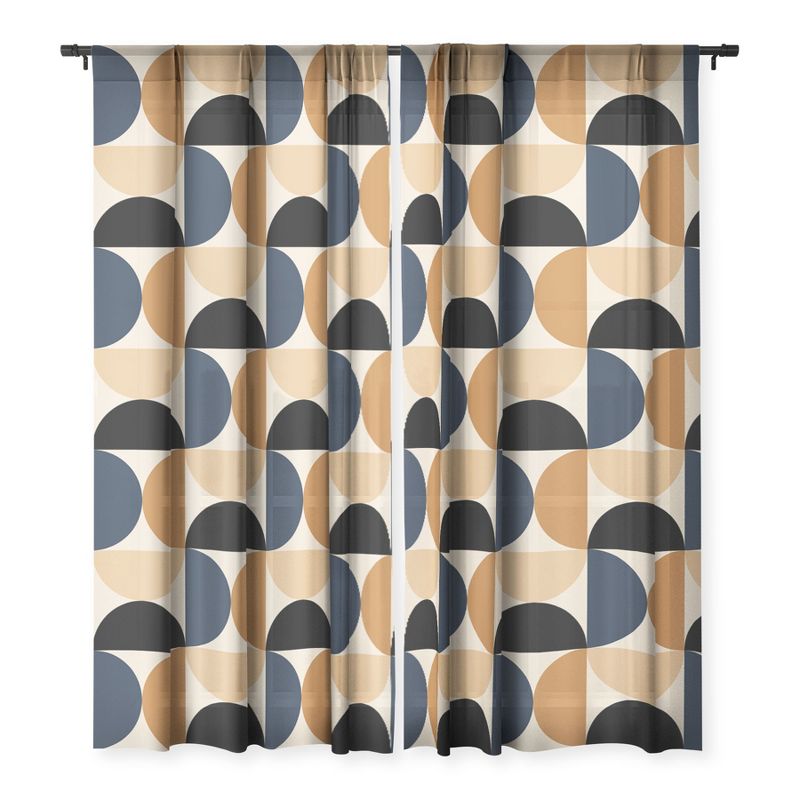 Color Poems Bold Minimalism XII Single Panel Sheer Window Curtain - Society6, 3 of 7