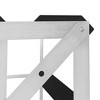 vidaXL Wine Rack for 42 Bottles Black Solid Pine Wood - 4 of 4