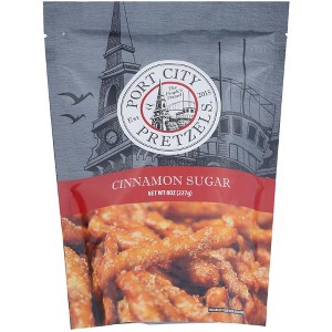 Port City Pretzels Cinnamon Sugar - Pack of 12 - 8 oz - 1 of 1