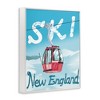 Stupell Industries Ski New England Red Winter Trolly Mountains Framed Giclee Art, White, 24" x 30" - 2 of 4