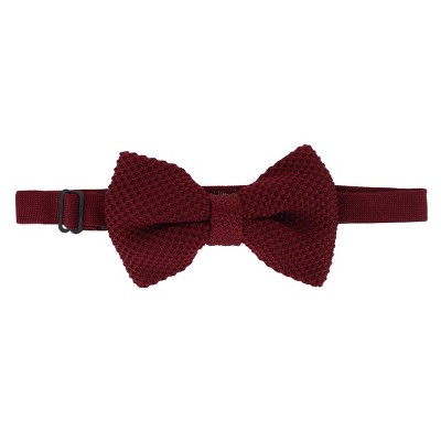 CTM Men's Knitted Bow Tie