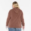 Women's Snoopy Pumpkin Fleece Graphic Hooded Sweatshirt - Brown - 3 of 3