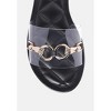 Scoth Clear Buckled Quilted Women Slides - 4 of 4