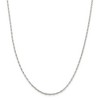 Black Bow Jewelry 2.25mm Sterling Silver Fancy Flat Anchor Link Chain Necklace - 3 of 4