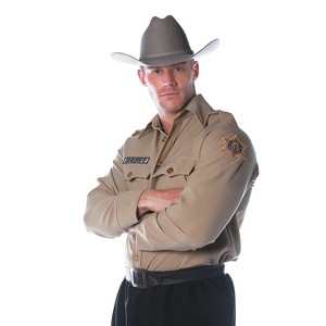 Men's Sheriff Shirt Costume - 1 of 2