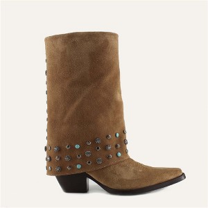 Buck & Brana Women's Fine Leather Western Boots Arianna 2 - 1 of 4