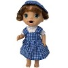 Doll Clothes Superstore Handmade Blue Plaid School Outfit For 12 Baby Alive And Little Baby Dolls - 2 of 4