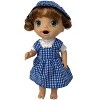 Doll Clothes Superstore Handmade Blue Plaid School Outfit For 12 Baby Alive And Little Baby Dolls - image 2 of 4