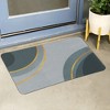 Unique Bargains Outdoor All Weather Resistant Washable Porch Decorations Shoe Mat Doormat - 2 of 4