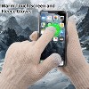 ZUPPAD Winter Hat Scarf Gloves Set for Women, Classic Cable Beanie with Removable Pom Pom Long Scarf Touchscreen Gloves 3 in 1 Set - 3 of 4