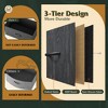 5-Drawer Tall Fabric Dresser with Wood Top, Storage Organizer Chest for Bedroom, Closet, Hallway, Sturdy Steel Frame - 2 of 4
