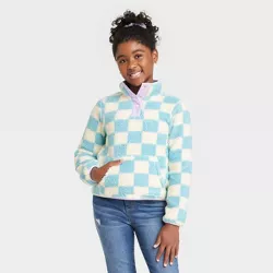 Girls' Sherpa Pullover Sweatshirt - Cat & Jack™