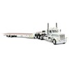 First Gear DCP 1/64 White Peterbilt 389 Day Cab with Landoll 440 Series Traveling Axle Trailer 60-2038 - 2 of 4